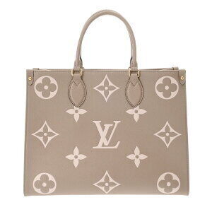 Louis Vuitton Bicolor Empreinte OnTheGo Tourterelle Cream Handbag